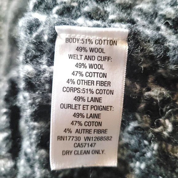 COPY - Rag & Bone unisex cotton/wool blend cardigan size XL - Picture 5 of 5